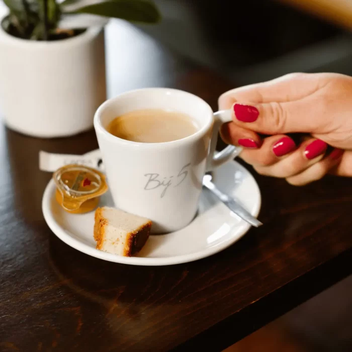 Kopje koffie met blondie